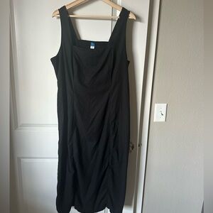 Old Navy Black Midi Dress